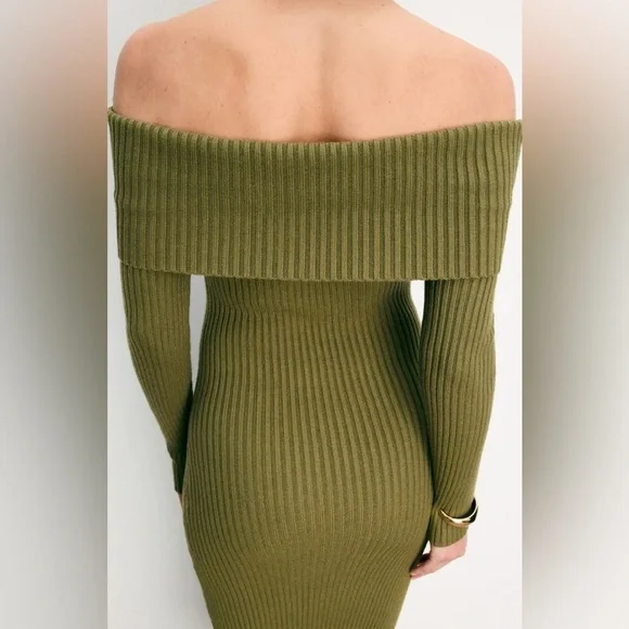 Blank NYC Sage Ribbed Knit Sweater Dress, Play Again Knit Dress - Picture 4 of 8